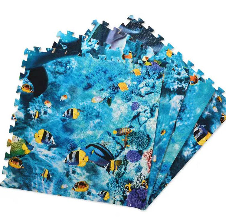 Fish Pond Colourful Foam Jigsaw Mat