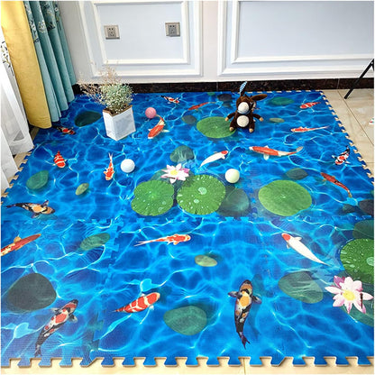 Fish Pond Colourful Foam Jigsaw Mat