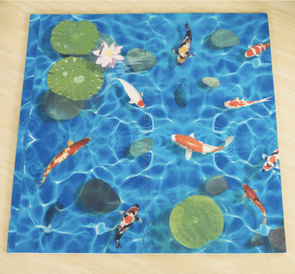 Fish Pond Colourful Foam Jigsaw Mat