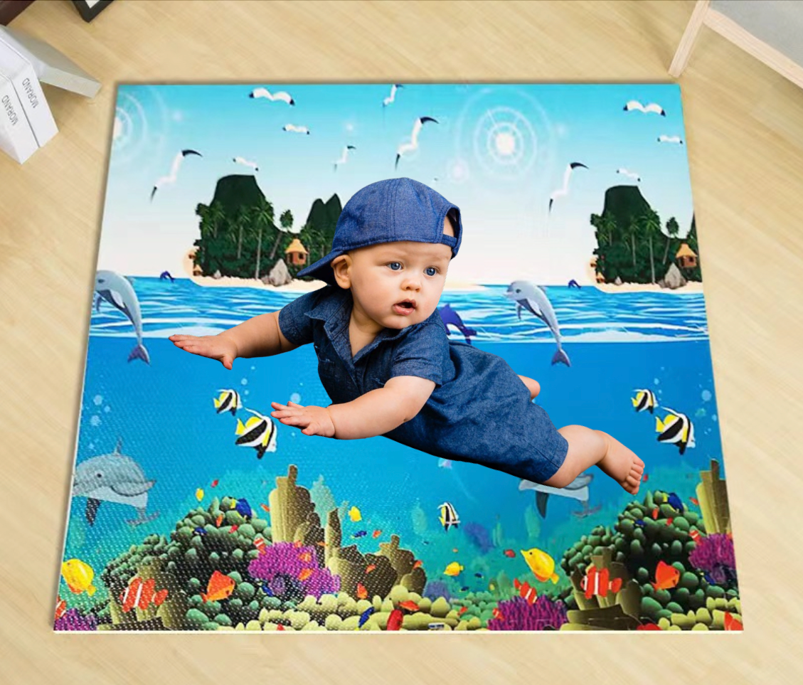 Treasure Island Beautiful Beaches Jigsaw Foam Mat